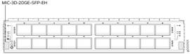 Интерфейсный модуль Juniper MIC-3D-20GE-SFP-EH